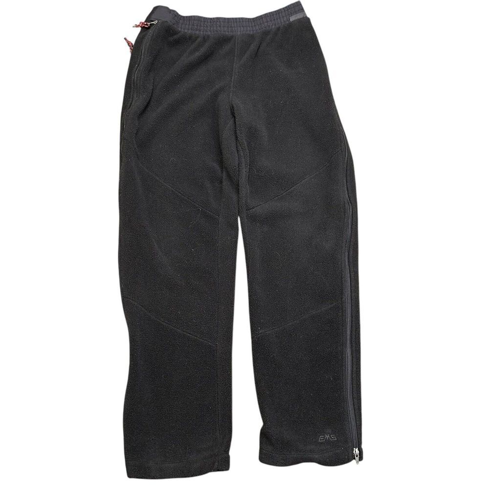 EMS Snow Pants Mens Large Black Ski Zip Off Fleece Snow‎ Eastern Mountain Sports